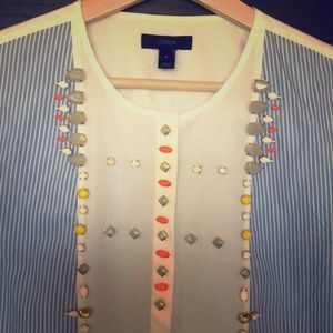 J.Crew sleeveless blouse. Never been worn!